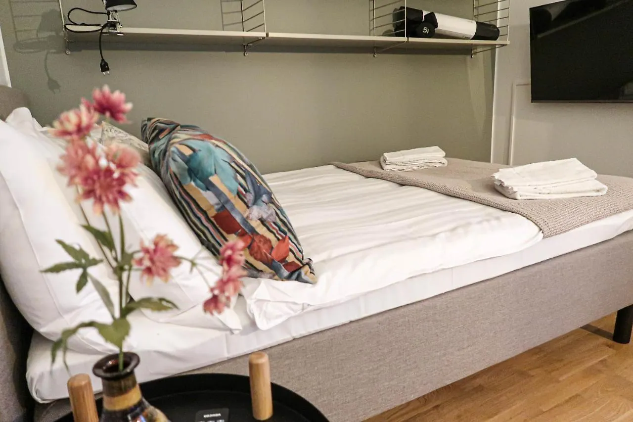 Luxury Business Studio Apartment Street View Sundbyberg