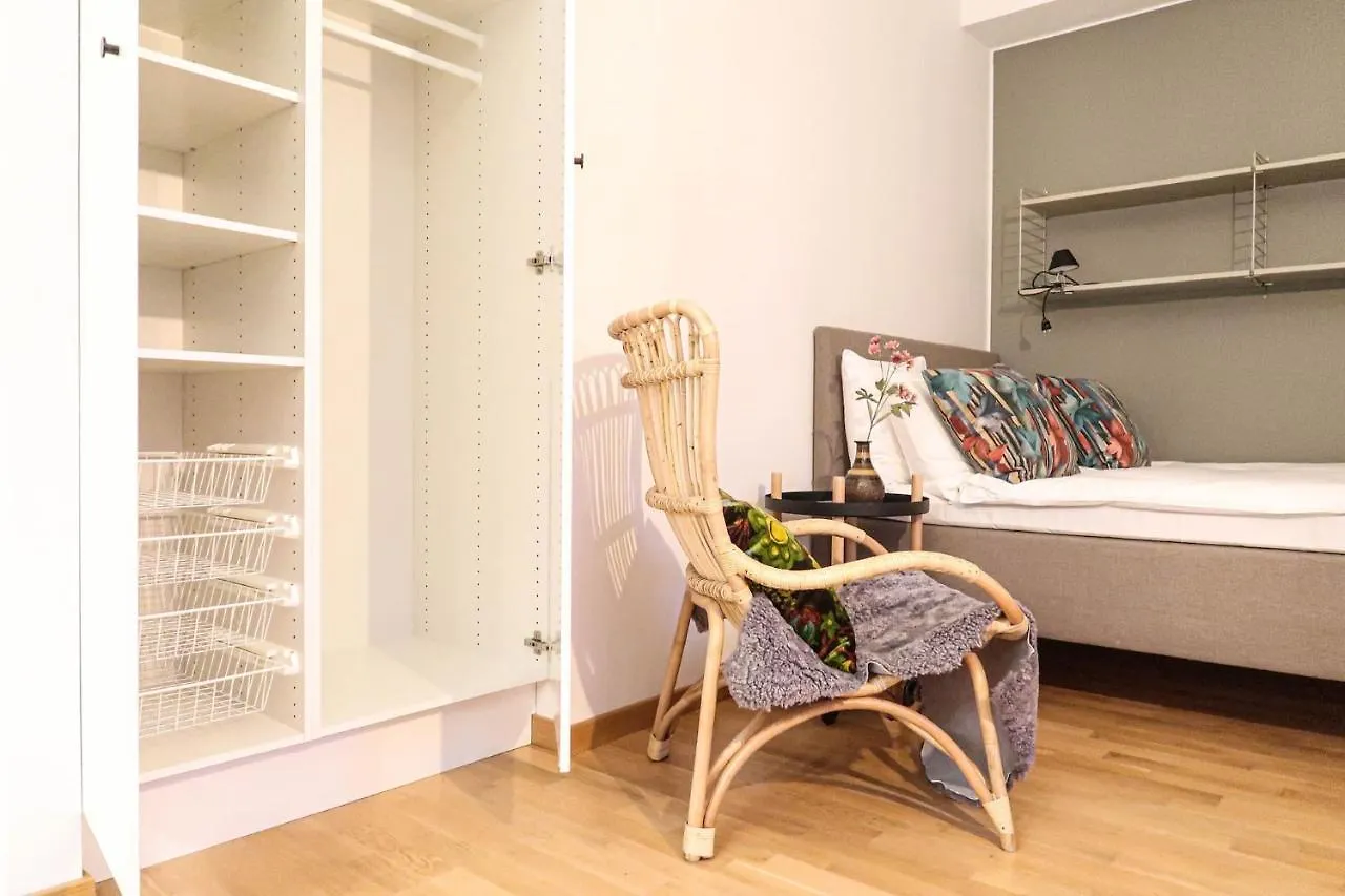 Luxury Business Studio Apartment Street View Sundbyberg